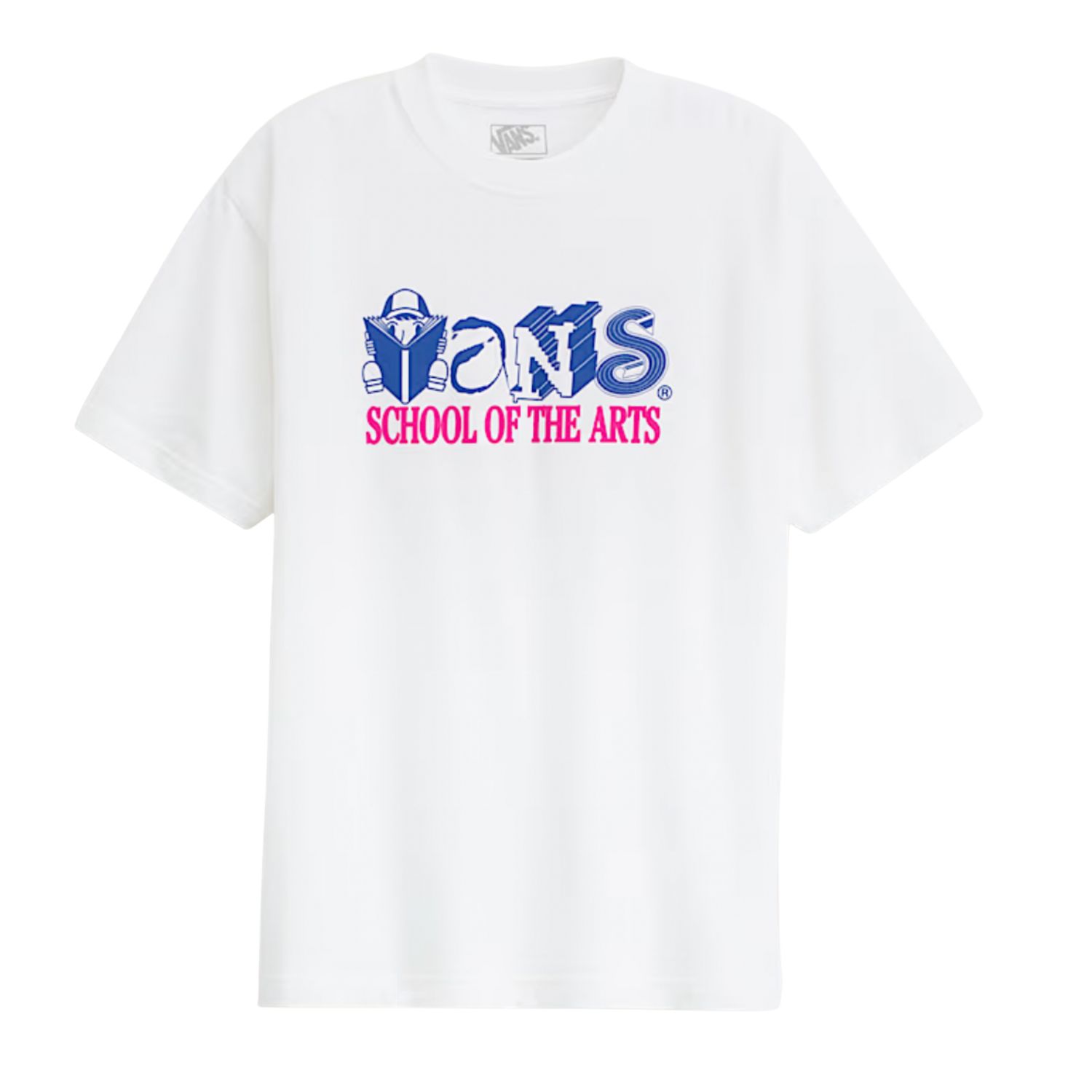 Vans Art Skool Tee White Vans Art Skool Tee White