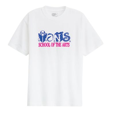 Vans Art Skool Tee White Vans Art Skool Tee White