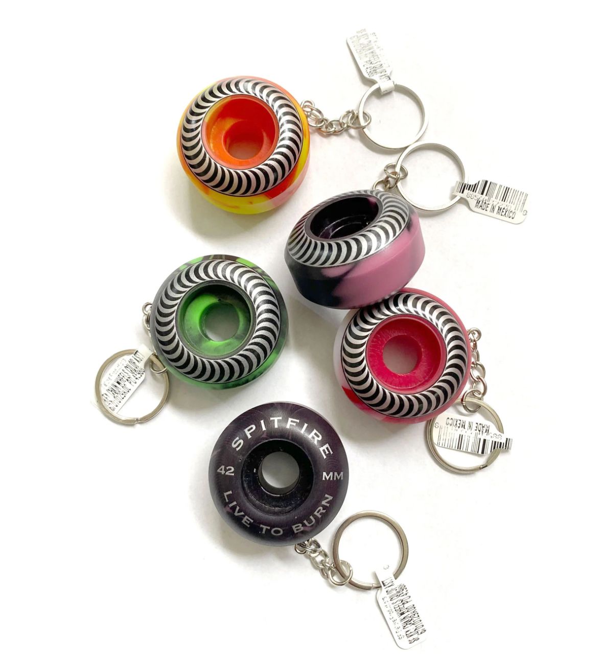 Spitfire Classic Wheel Keychain 42mm