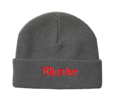 Thunder Script Charcoal/Red Thunder Script Charcoal/Red