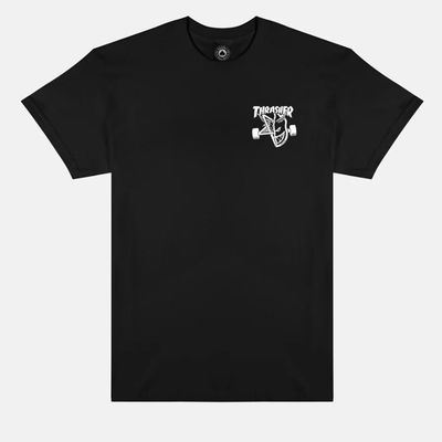 Thrasher x Spitfire Classic Swirl Tee Black