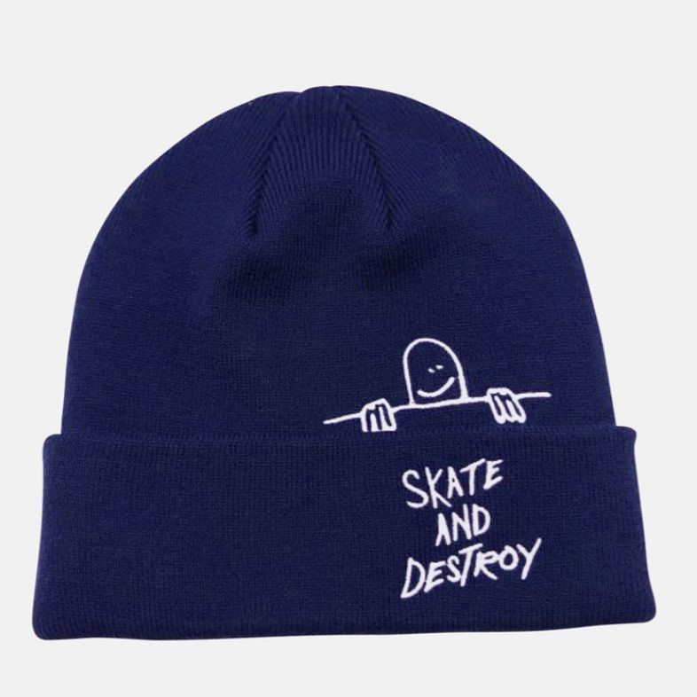 Thrasher Gonz SAD Fold Beanie Navy Thrasher Gonz SAD Fold Beanie Navy