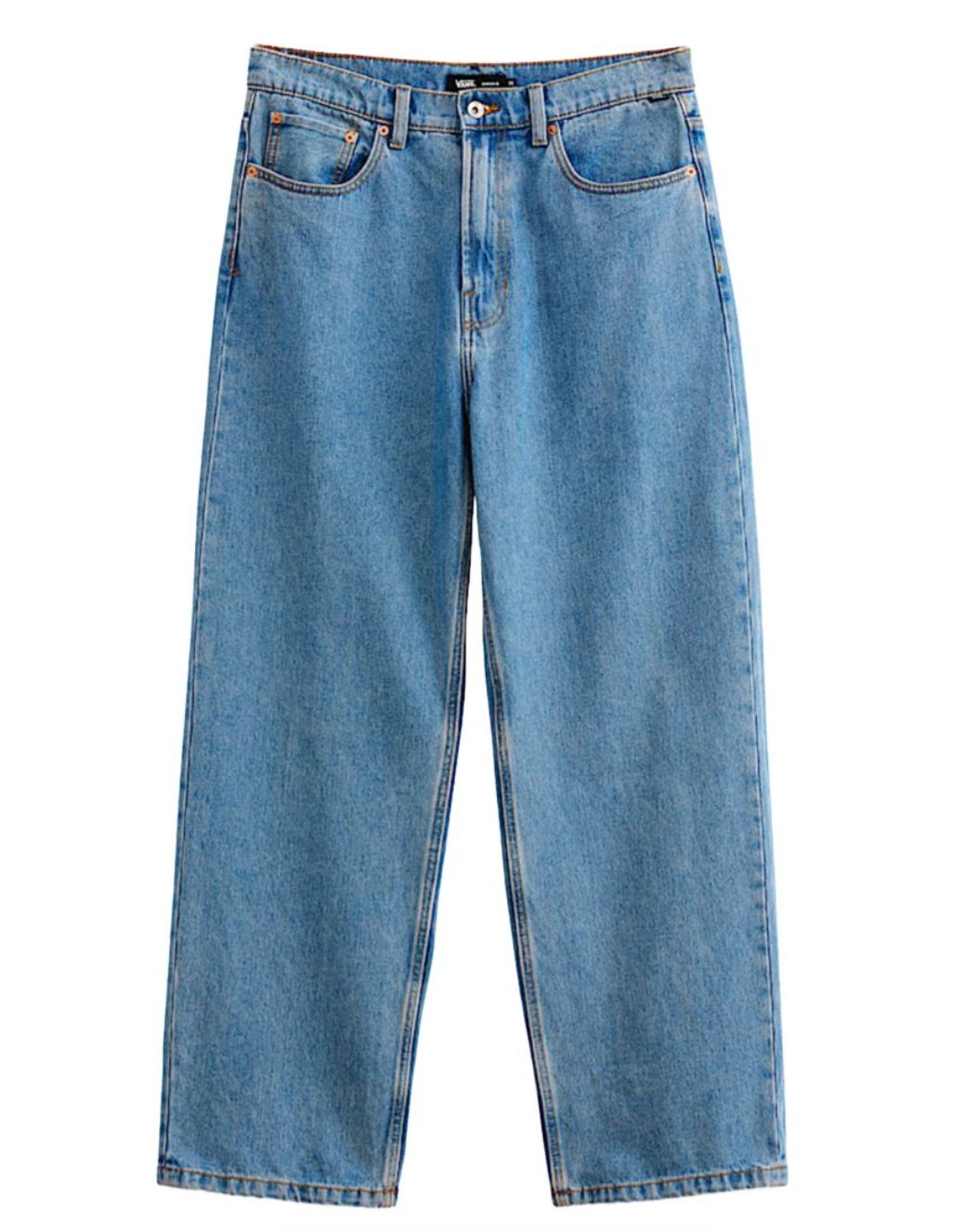 Vans Check-5 Baggy Denim Pants Stonewash Blue