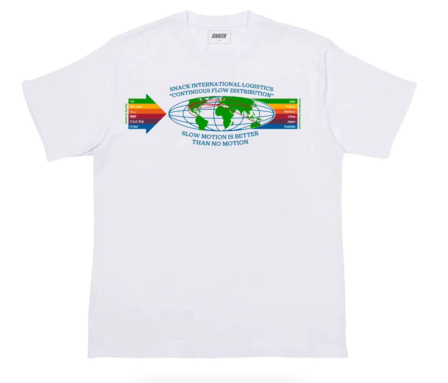 Snack Continuous Flow Tee White