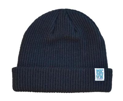 Meow Stacked Logo Beanie Black Meow Stacked Logo Beanie Black