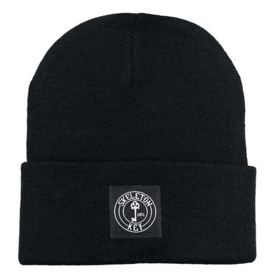 Skeleton Key Heavyweight Beanie Black