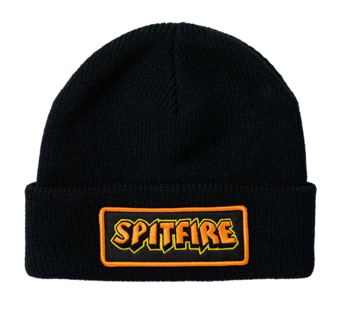 Spitfire Hellfire Cuff Beanie Black