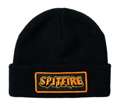 Spitfire Hellfire Cuff Beanie Black