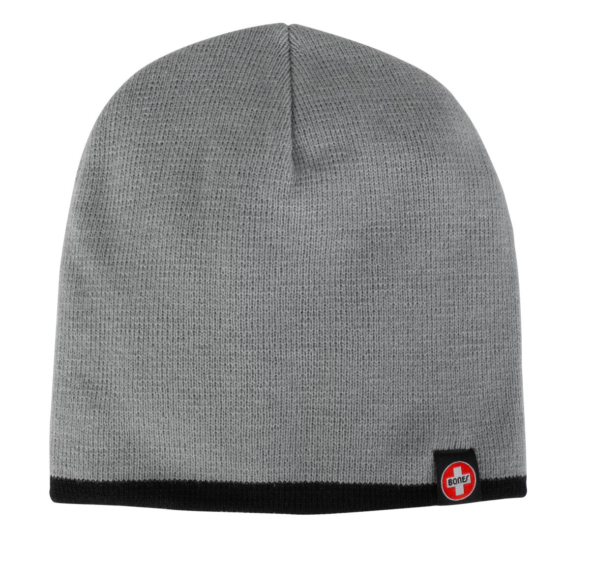 Bones Swiss Tag Beanie Grey