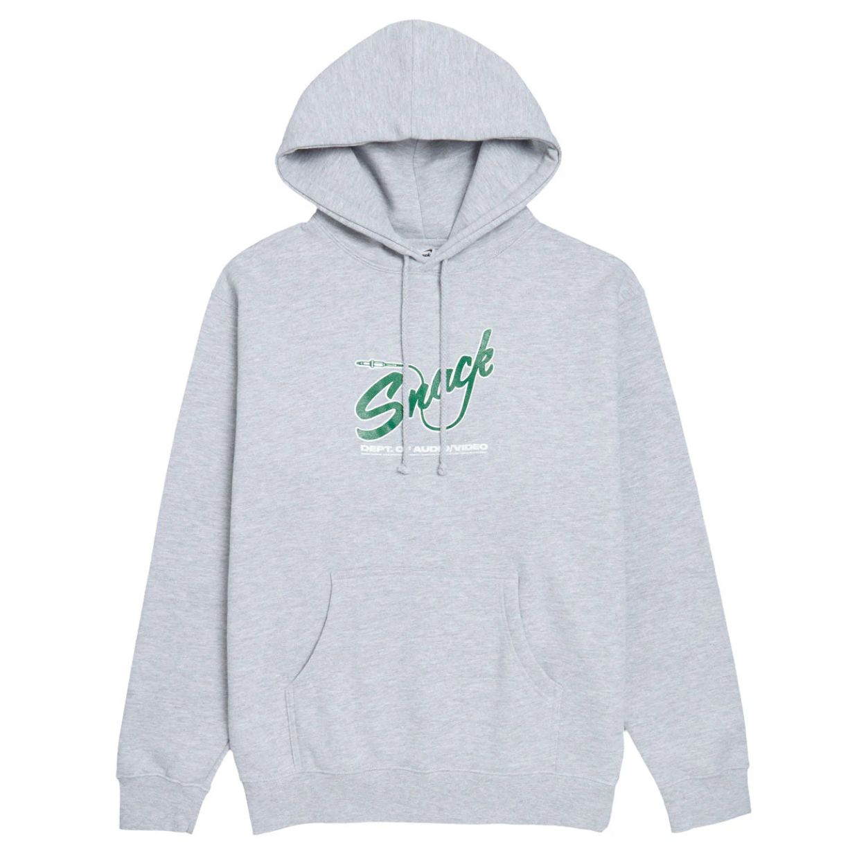 Snack Mic Check Hoodie Grey