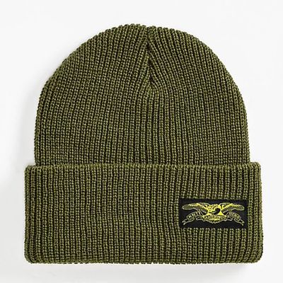 Anti Hero Eagle Cuff Beanie Olive