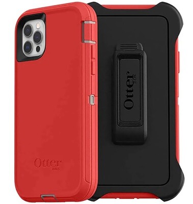 Otterbox Defender Series Case for iPhone 12 Pro Max 6.7-Red