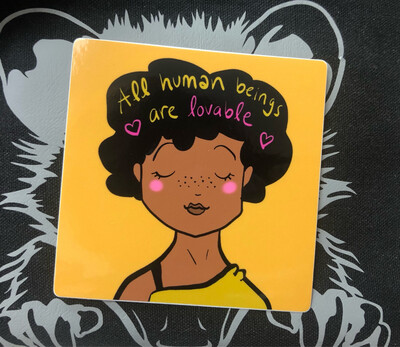 Lovable Lady Sticker