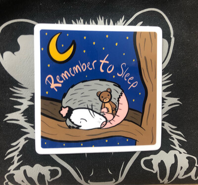 Remember To Sleep, Night Sticker