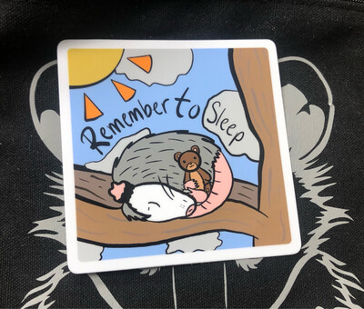 Remember To Sleep, Day Sticker