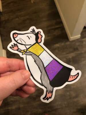 Super Nonbinary Pride Sticker