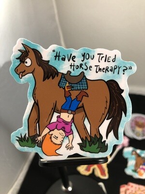 Horse Therapy Sticker