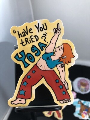 Have You Tried Yoga Sticker