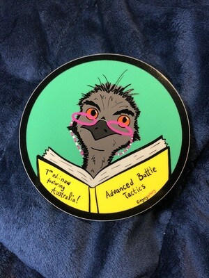 Reading Emu sticker