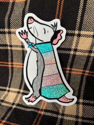 Super Trans Pride Sticker
