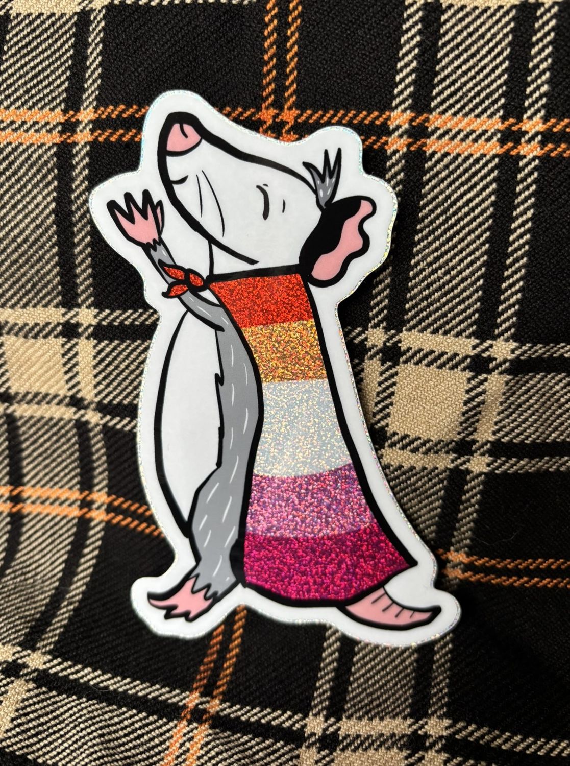 Super Lesbian Pride Sticker