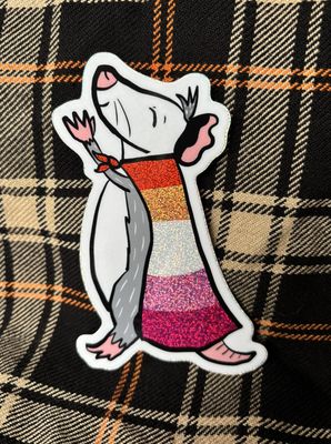 Super Lesbian Pride Sticker