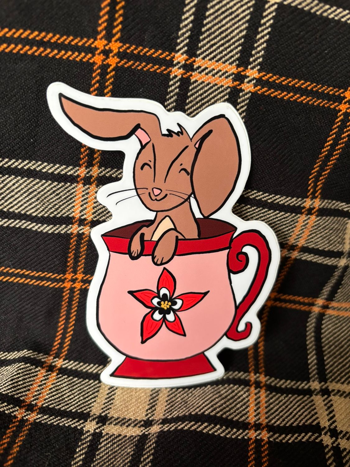 Bunny Tea Sticker