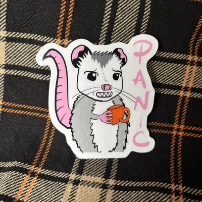 Panic Sticker