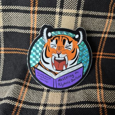 Reading Tiger sticker