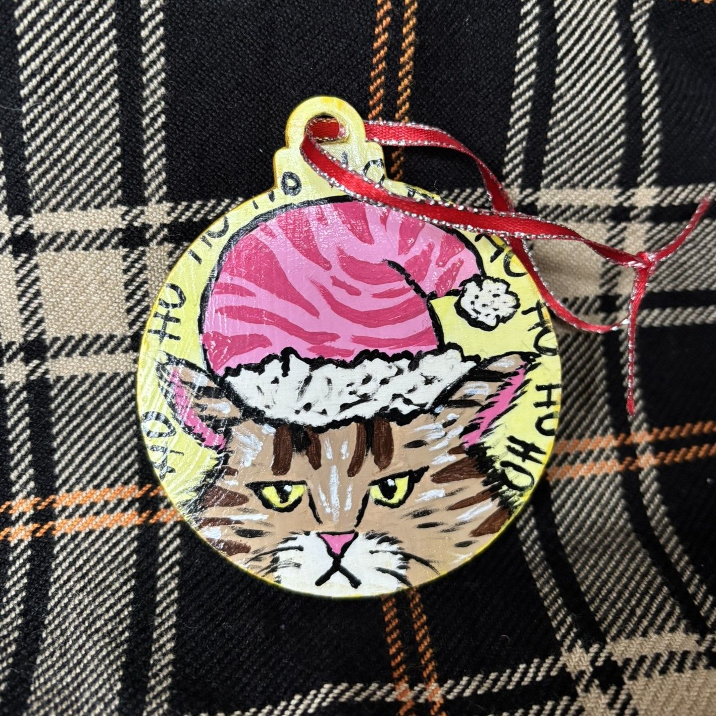 Begrudgingly Festive Ornament Painting