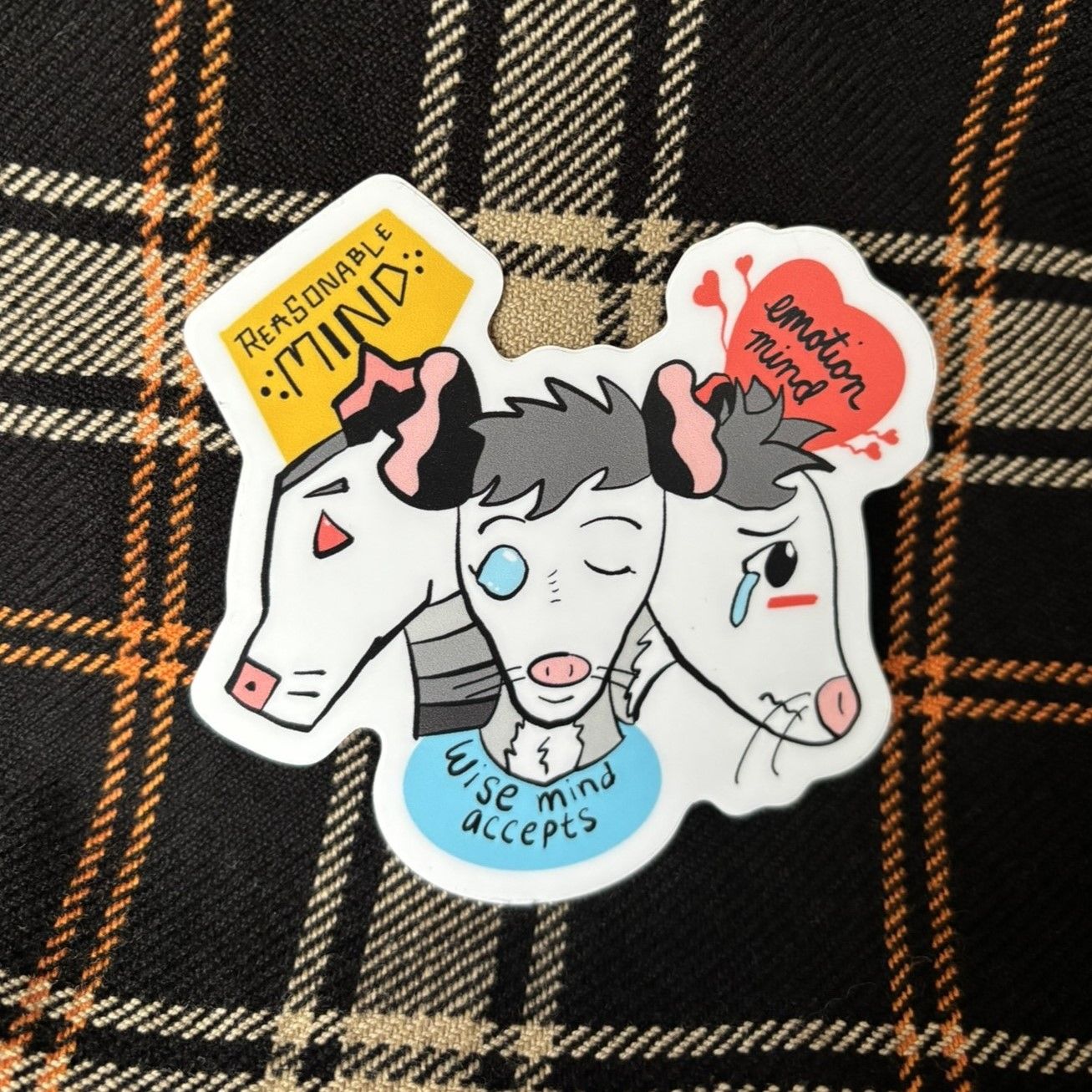 Wise Mind Opossum Sticker