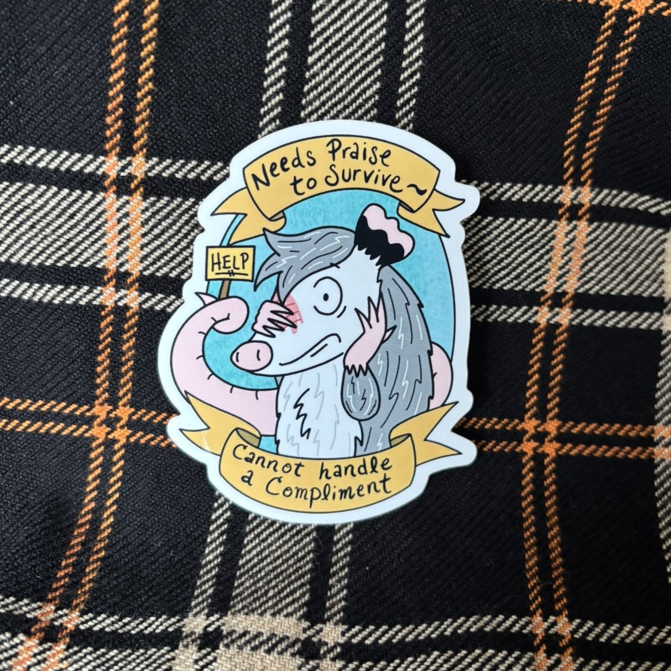 Needs Praise to Survive sticker