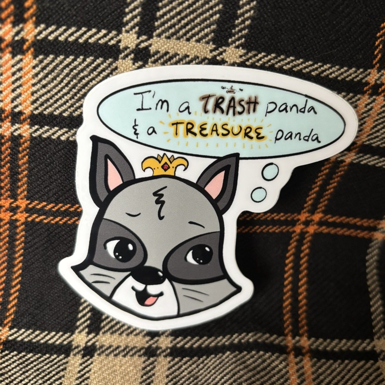 Trash &#39;n Treasure Panda Sticker