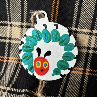 The Hungry Bug Painted Ornament