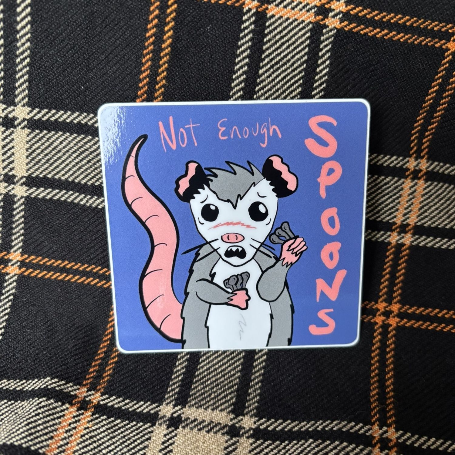 Not Enough Spoons sticker