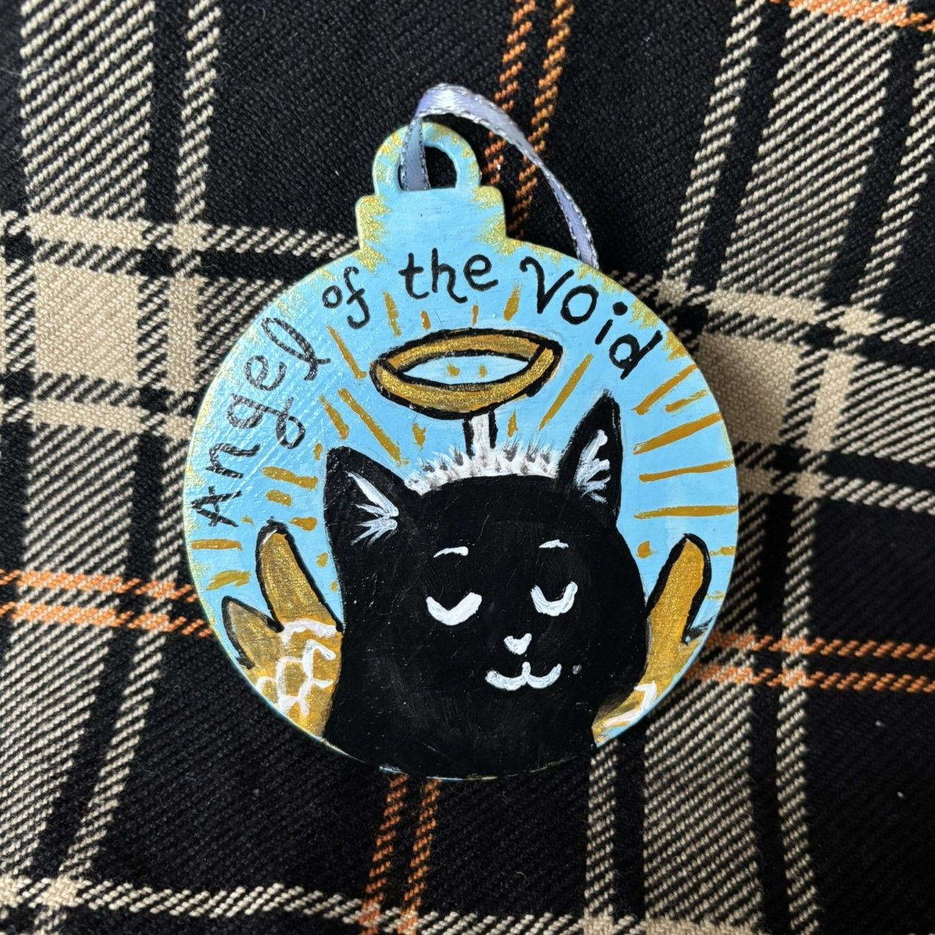 Angel of the Void Ornament Painting