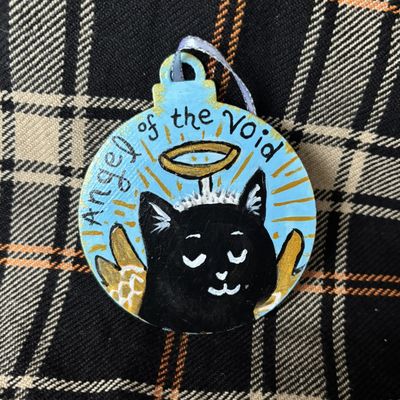 Angel of the Void Ornament Painting