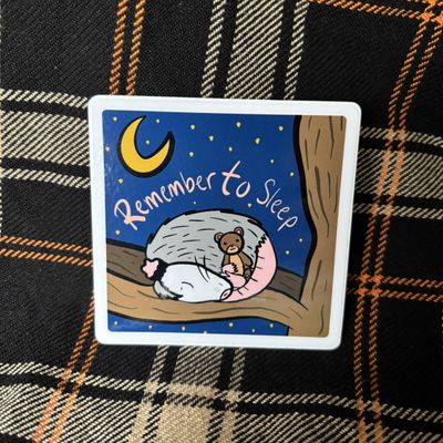 Remember To Sleep, Night Sticker