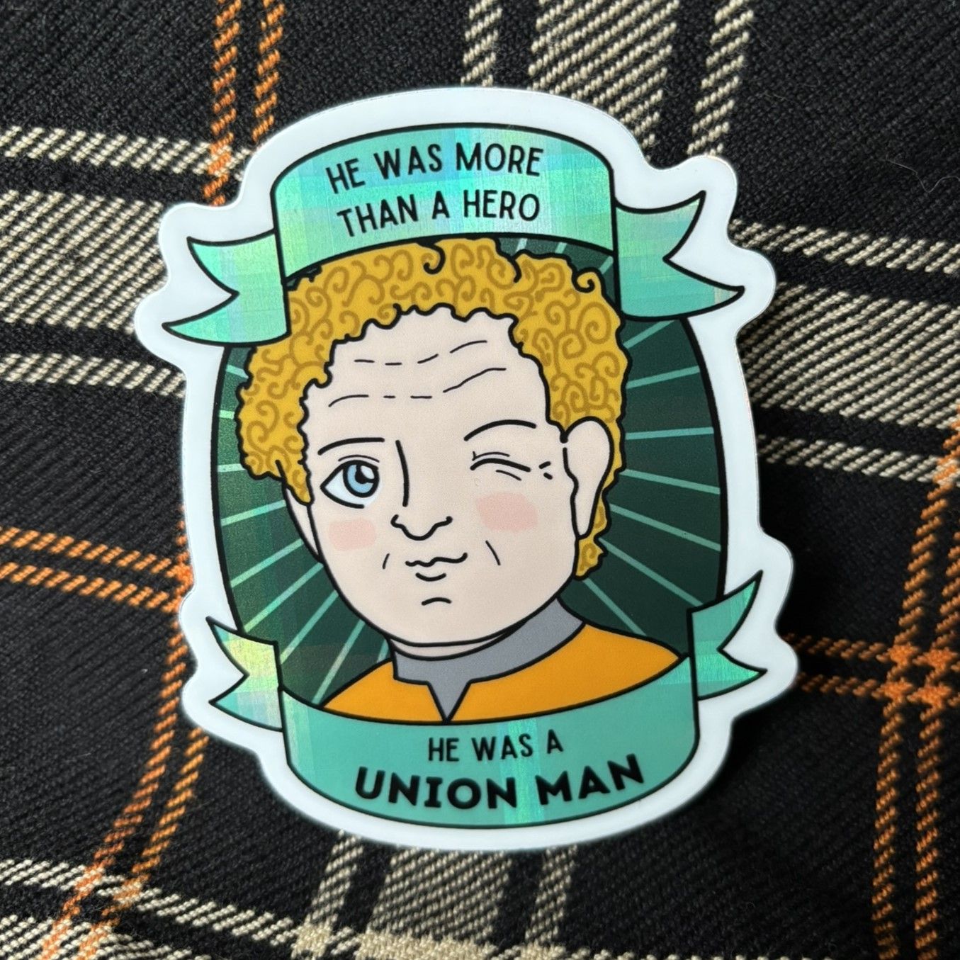 Union Man Sticker