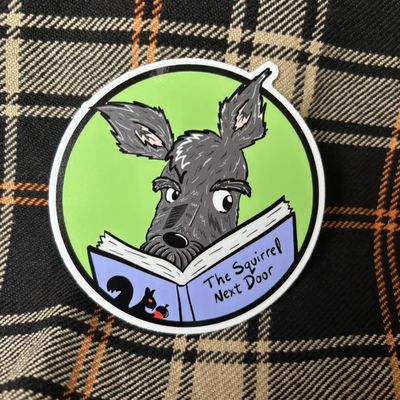 Reading Scotty Sticker