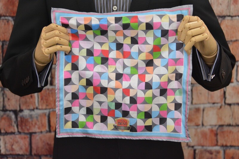 Premium Pocket Square - Patch Work Multi