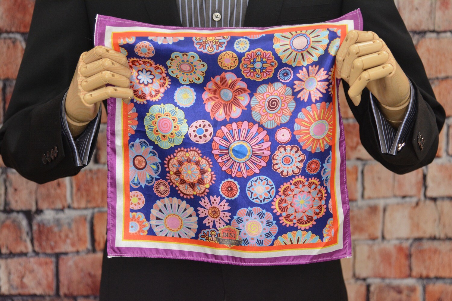 Premium Pocket Square - Flower Power
