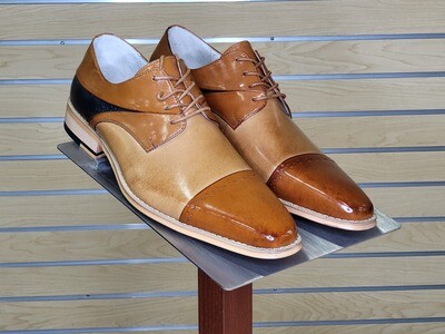 Shoes - Hudson - WHSK/TAN/NVY
