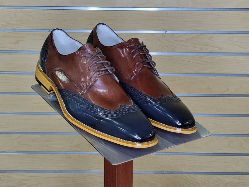 Shoe - Gala - NAV/CHBROWN