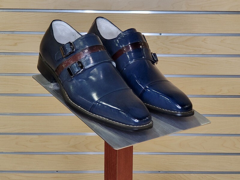 Shoe - Garnet - NAV/GRAY