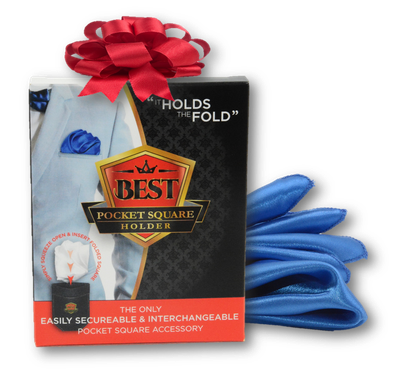 Holiday Special A: (1) Pocket Square Holder + (1) Pocket Square