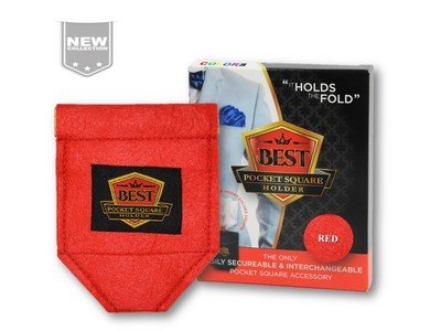 Best Pocket Square Holder COLORS - Red