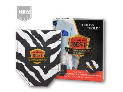 Best Pocket Square Holder COLORS - Zebra