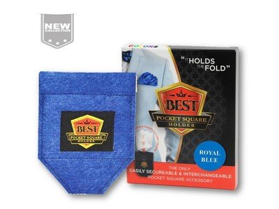 Best Pocket Square Holder COLORS - Royal Blue