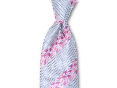 Necktie Set - Cobalt Pink Matrix